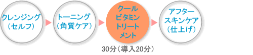 美肌トリートメントプライマリーコース　イオン導入