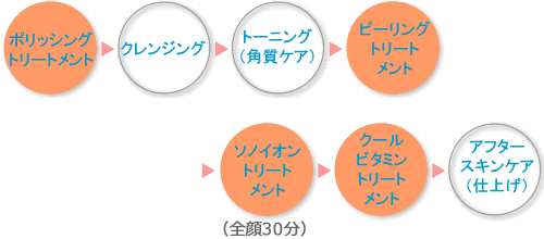 美肌トリートメントVIPコース　フルコーストリートメント 